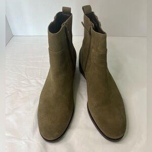 Cole Hann Olive Suede Boots
